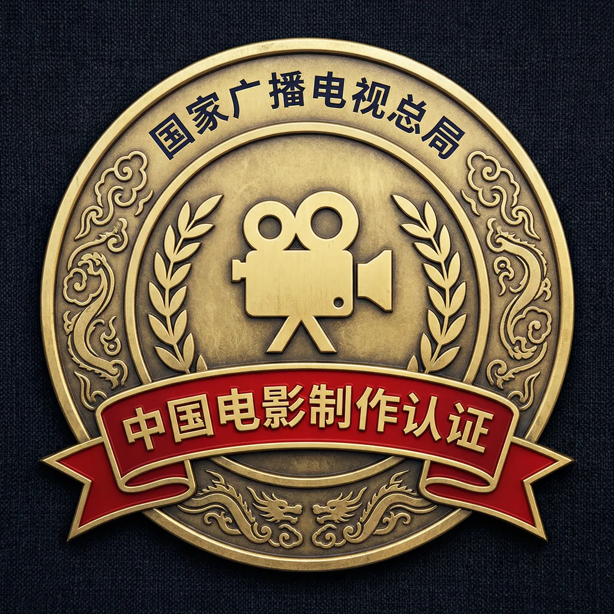 看片影视制作许可证徽章-国家广播电视总局颁发